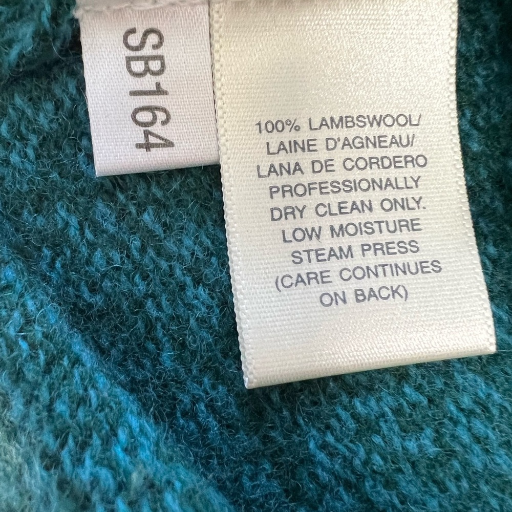 Susan Bristol lambswool sunflower cardigan sweater large - Picture 4 of 12